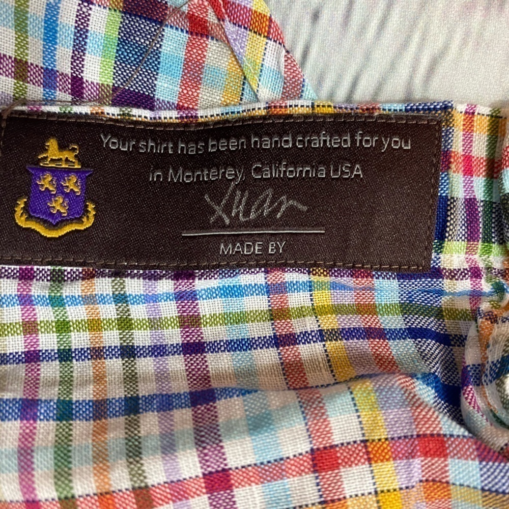 Robert Talbott Estate Multi Colored Striped 100% … - image 4